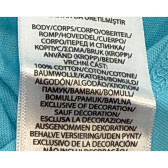 Ralph Lauren Baby Turqoise Girls Boys Cotton Long Sleeve Tee Shirt 3 Months NWOT - Picture 5 of 6